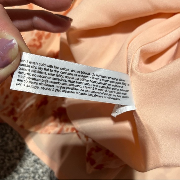 ELOQUII Size 26 Pleated Off The Shoulder Midi Dress Crinkle Chiffon Pink - Picture 12 of 12